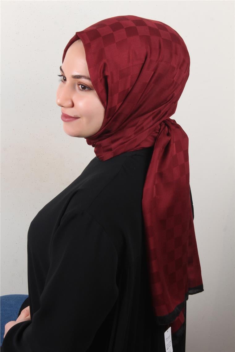 Lotus İpeksi Şal 2746-21 Bordo