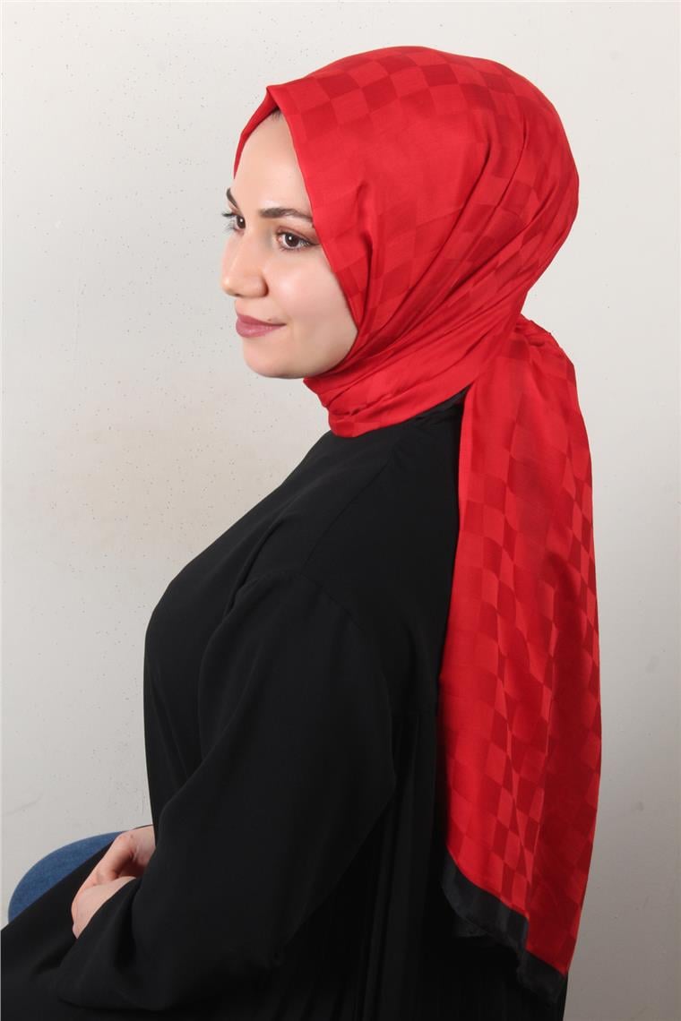 Lotus İpeksi Şal 2746-22 Kırmızı