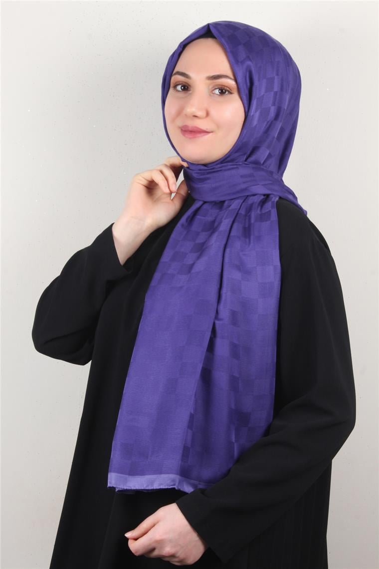 Lotus İpeksi Şal 2746-8 Mor