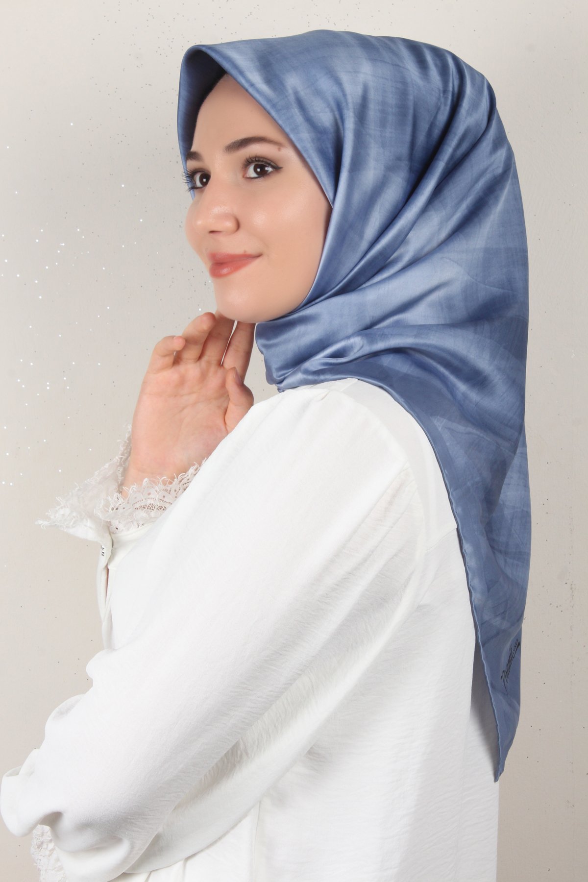 Luxer Eşarp 3619-2 İndigo