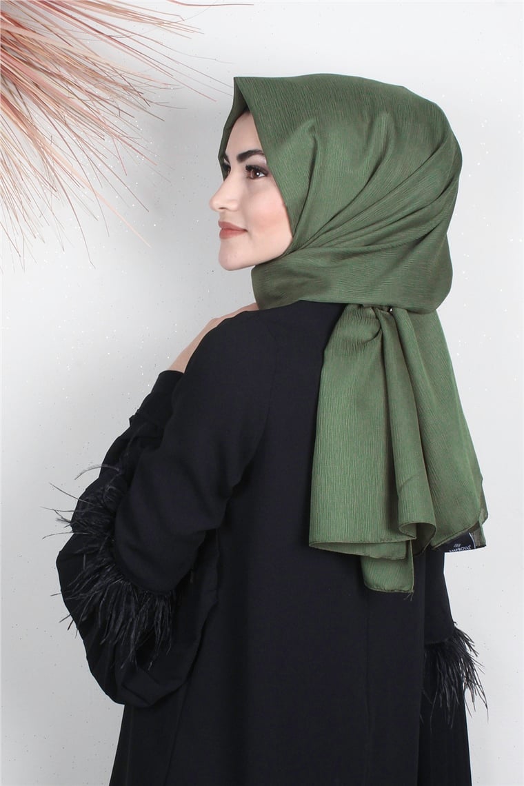 Marina Şal 1387-10 Haki