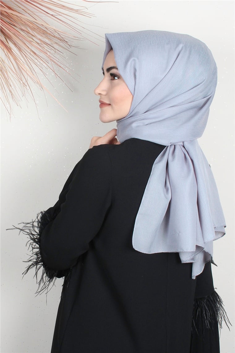 Marina Şal 1387-12 Gri