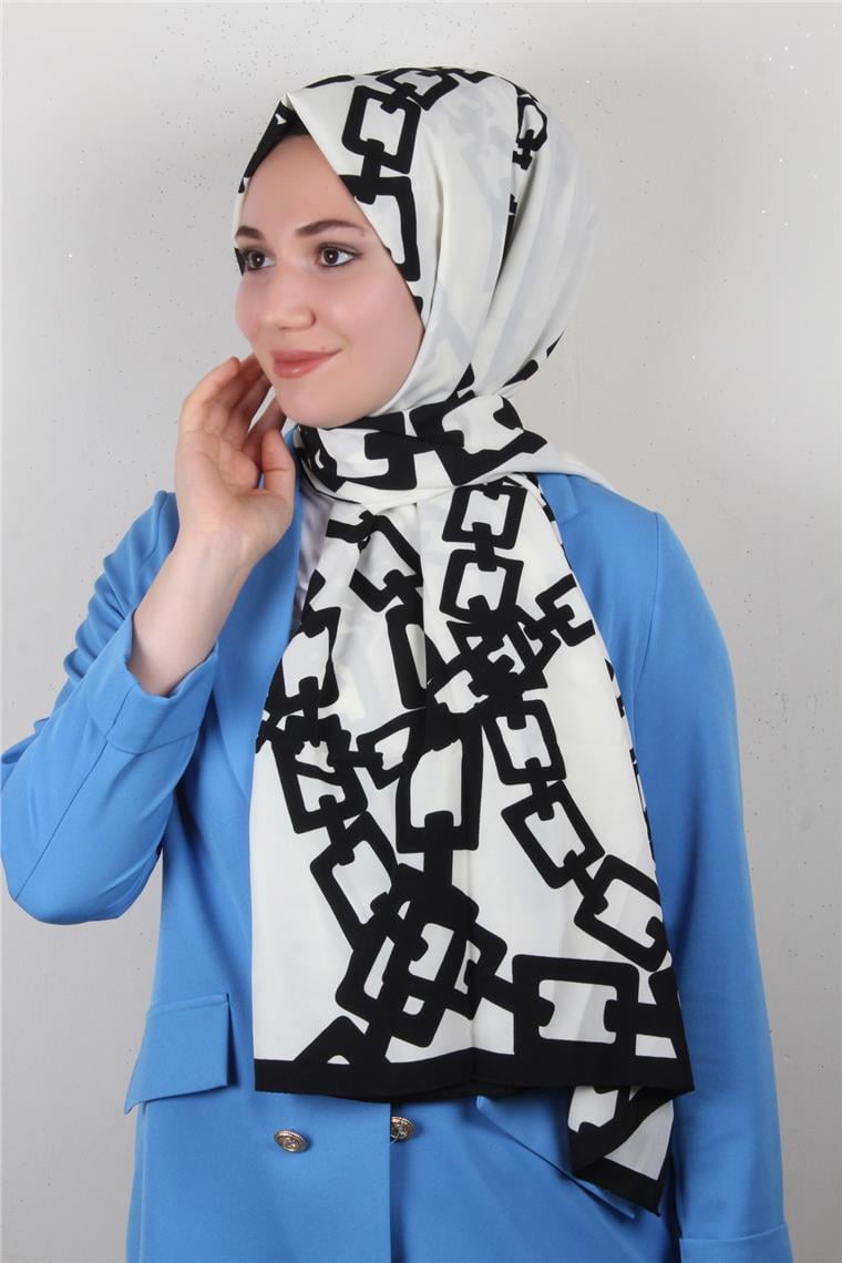 Medine Desenli Şal 2425-1