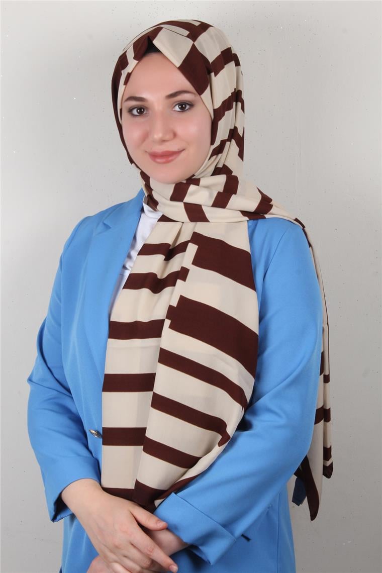 Medine Desenli Şal 2425-3