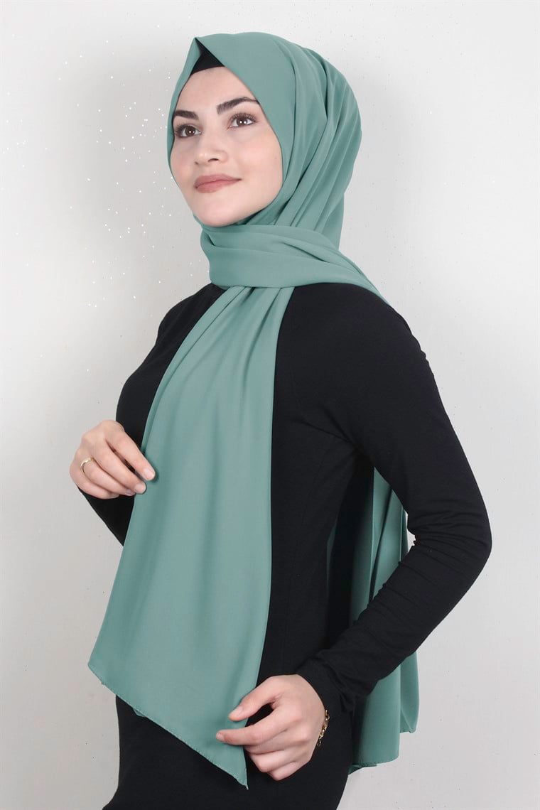 Medine İpeği Şal 1366-42 Mint Yeşili