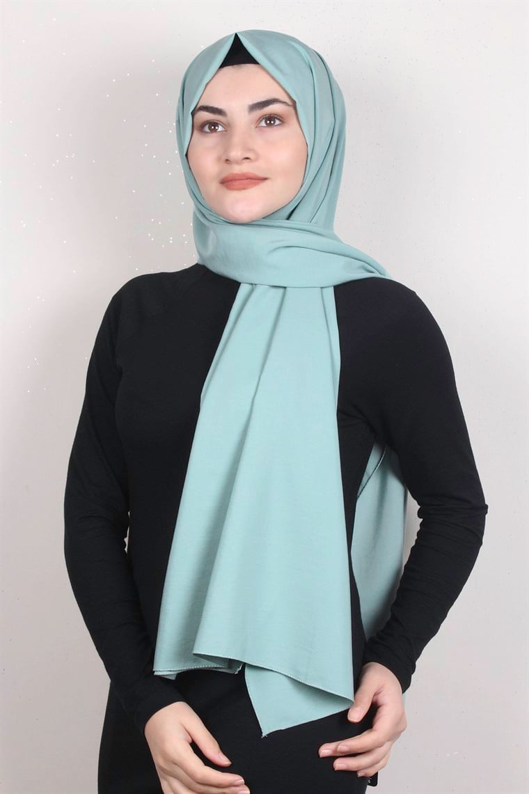 Medine İpeği Şal Lux 1363-18 Mint Yeşili