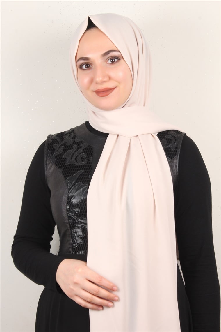 Medine İpeği Şal Lux 1363-36 Bej