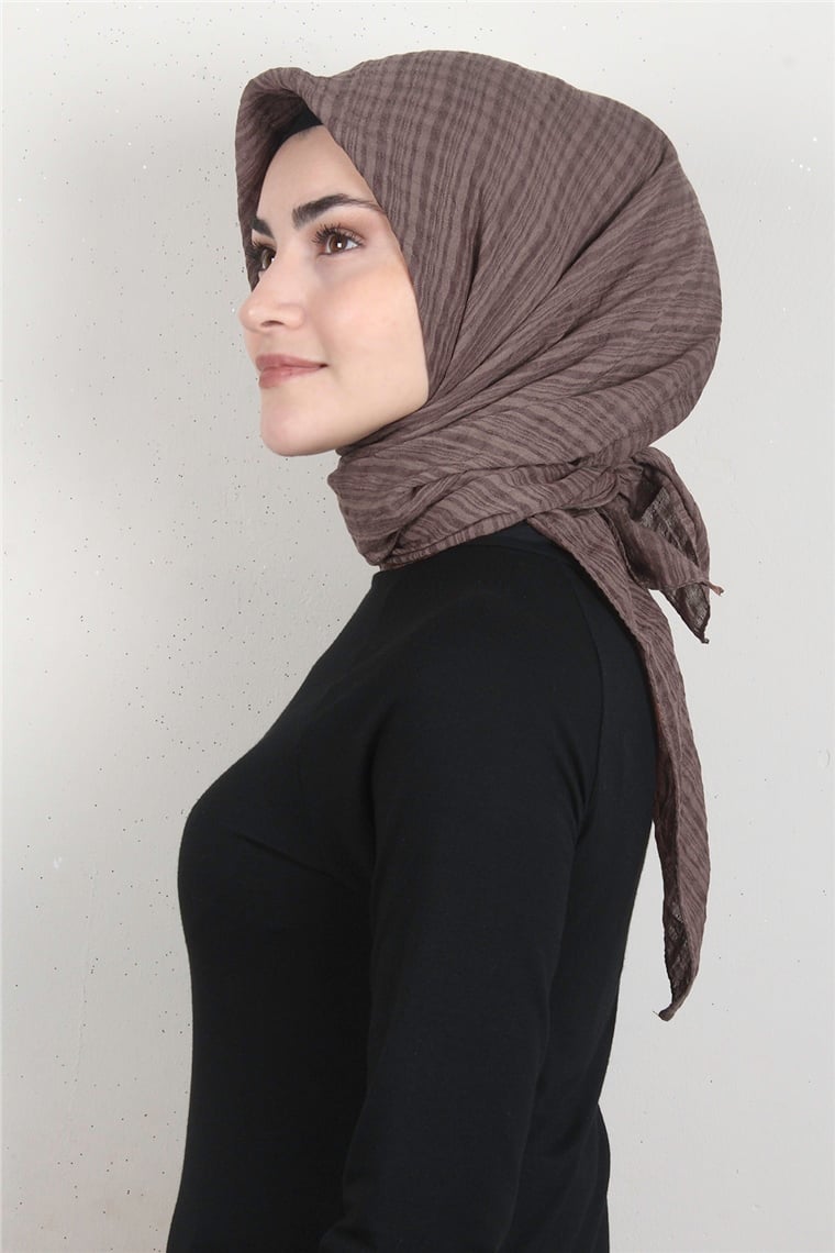 Mistik Pamuk Eşarp 4101-3 Sütlü Kahve