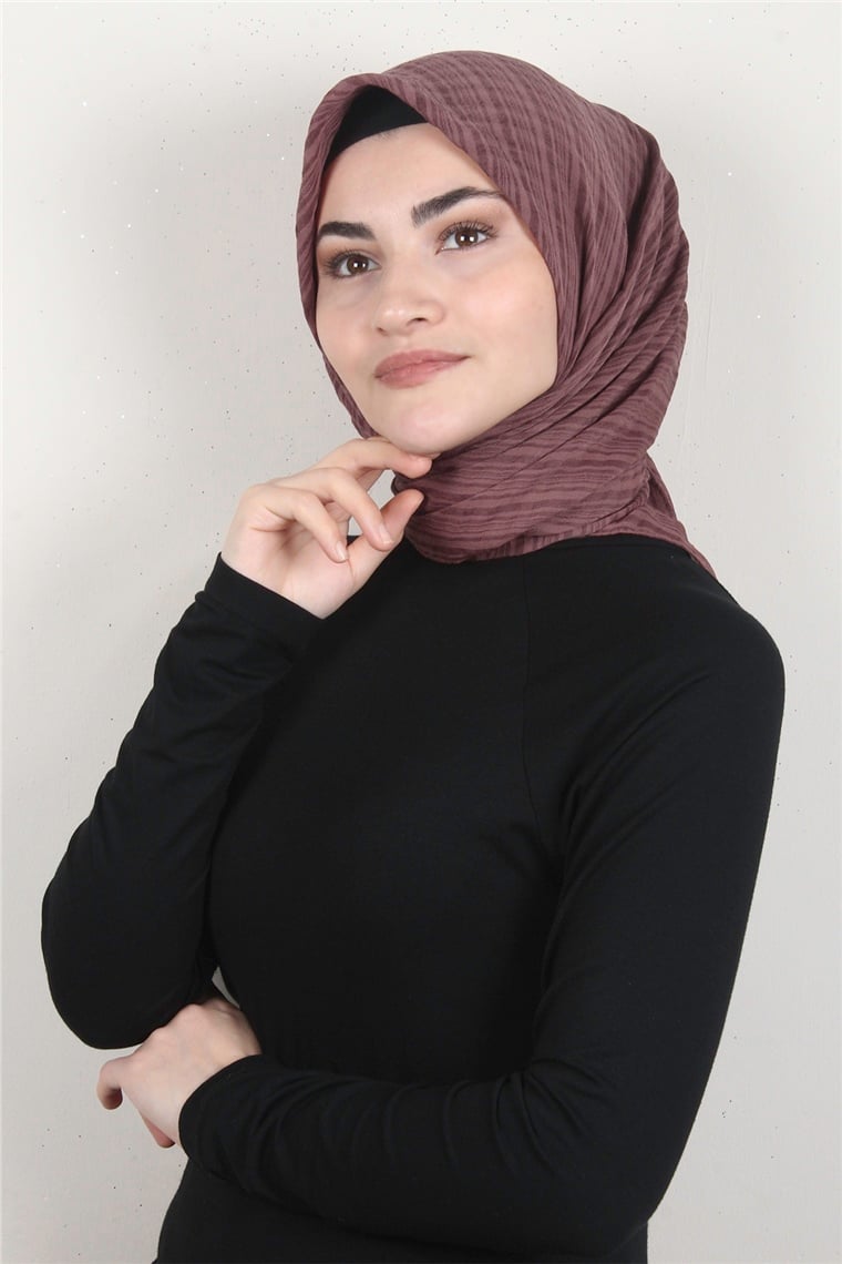 Mistik Pamuk Eşarp 4101-4 Marsala