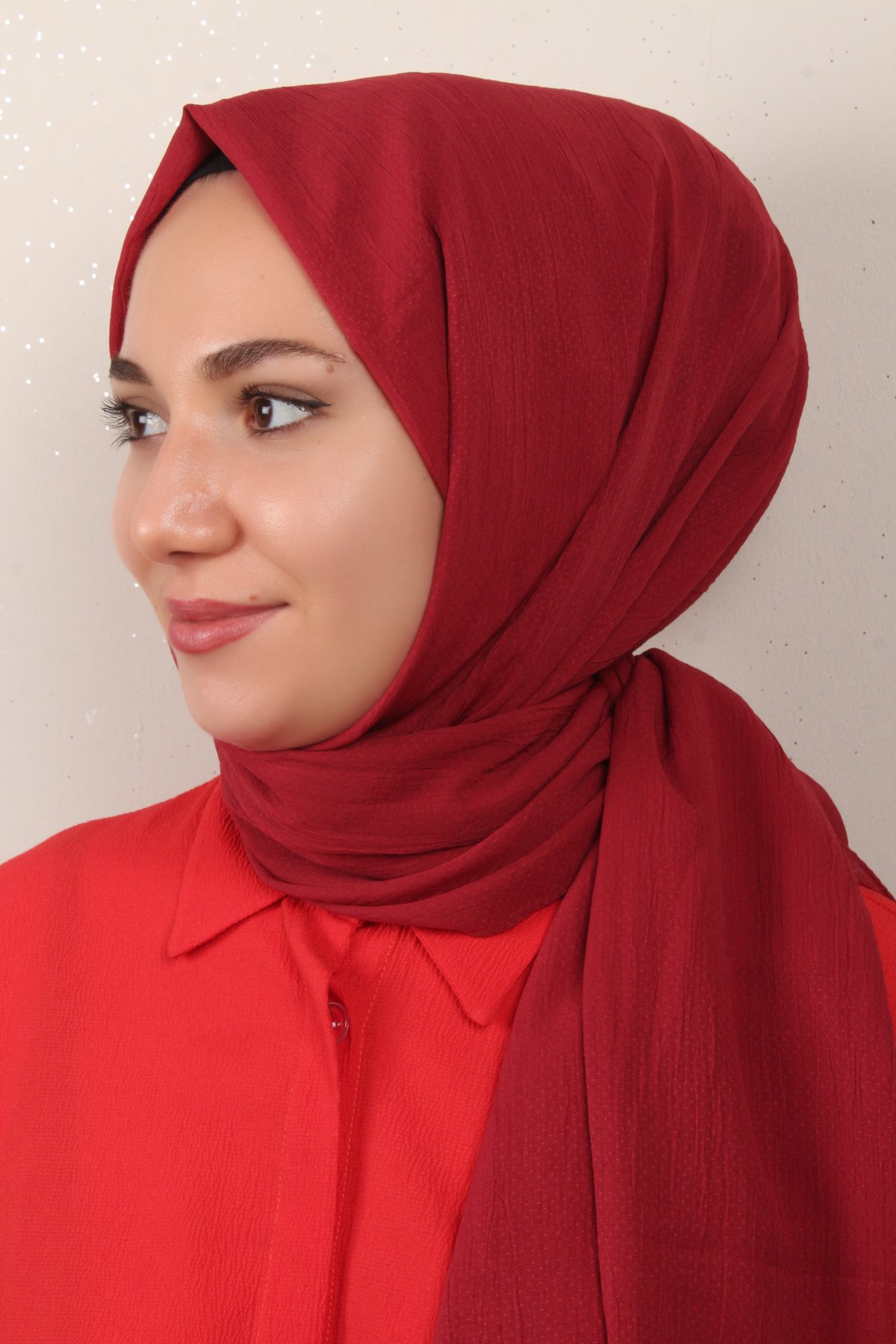 Mk. Krinkıl Serisi 2767-13 Bordo