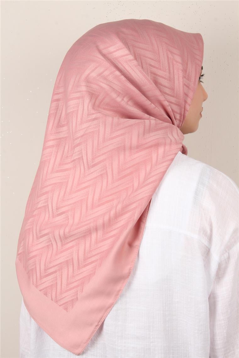 Modakaşmir İpeksi Jakar Eşarp 5355-1 Pembe