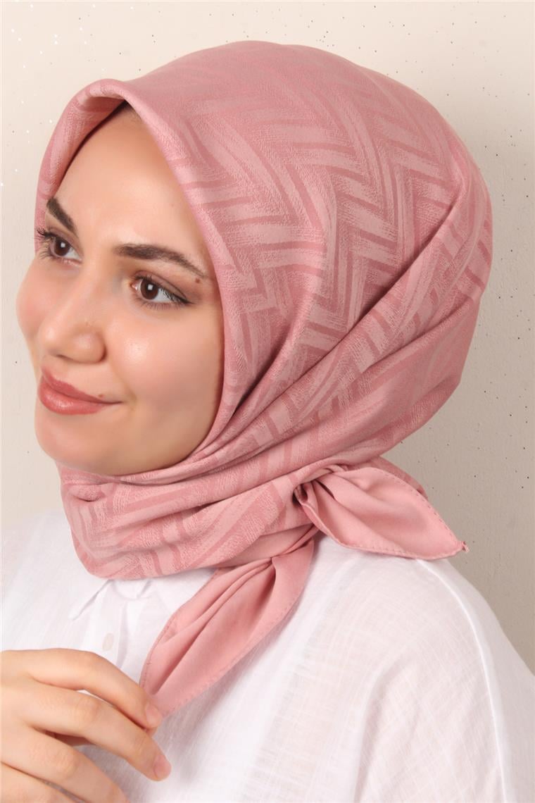 Modakaşmir İpeksi Jakar Eşarp 5355-1 Pembe