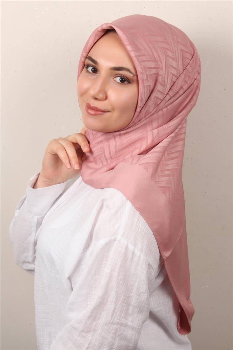 Modakaşmir İpeksi Jakar Eşarp 5355-1 Pembe