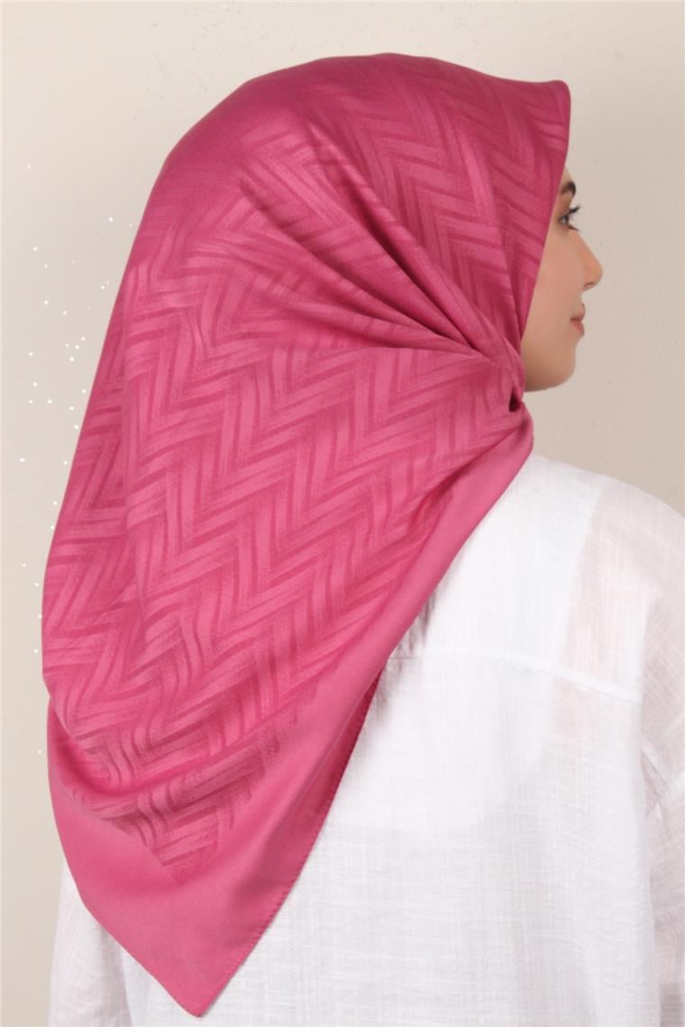 Modakaşmir İpeksi Jakar Eşarp 5355-2 Pembe