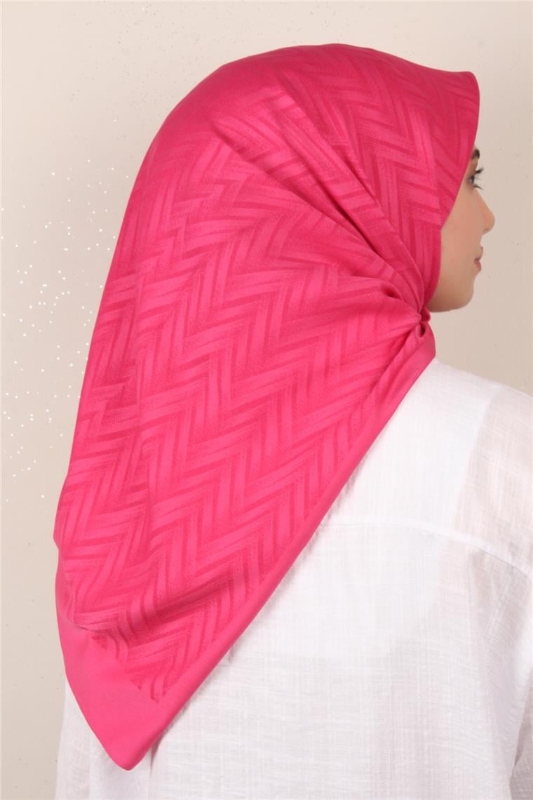 Modakaşmir İpeksi Jakar Eşarp 5355-4 Şeker Pembe