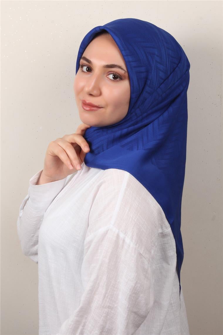Modakaşmir İpeksi Jakar Eşarp 5355-5 Saks