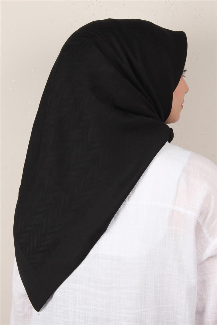 Modakaşmir İpeksi Jakar Eşarp 5355-9 Siyah