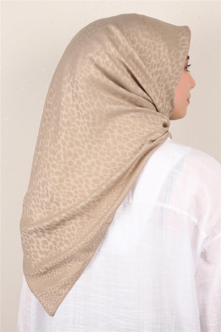 Modakaşmir İpeksi Jakar Eşarp 5356-10 Çöl Beji