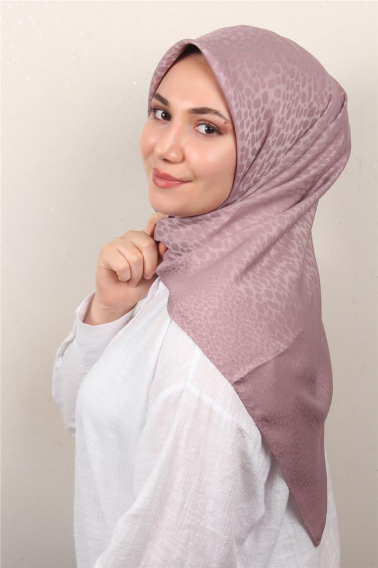 Modakaşmir İpeksi Jakar Eşarp 5356-9 Lila