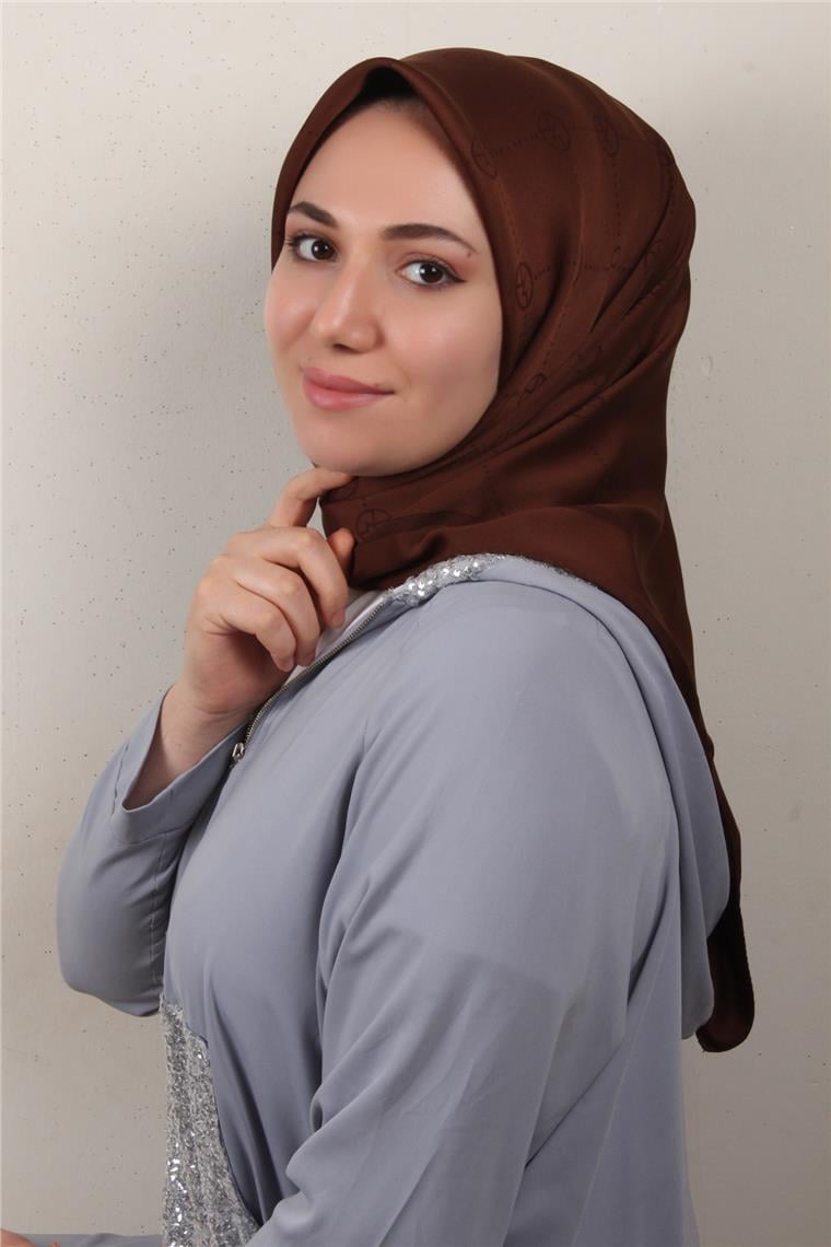 Modakaşmir İpeksi Jakar Eşarp 5357-11 Sıcak Kahve