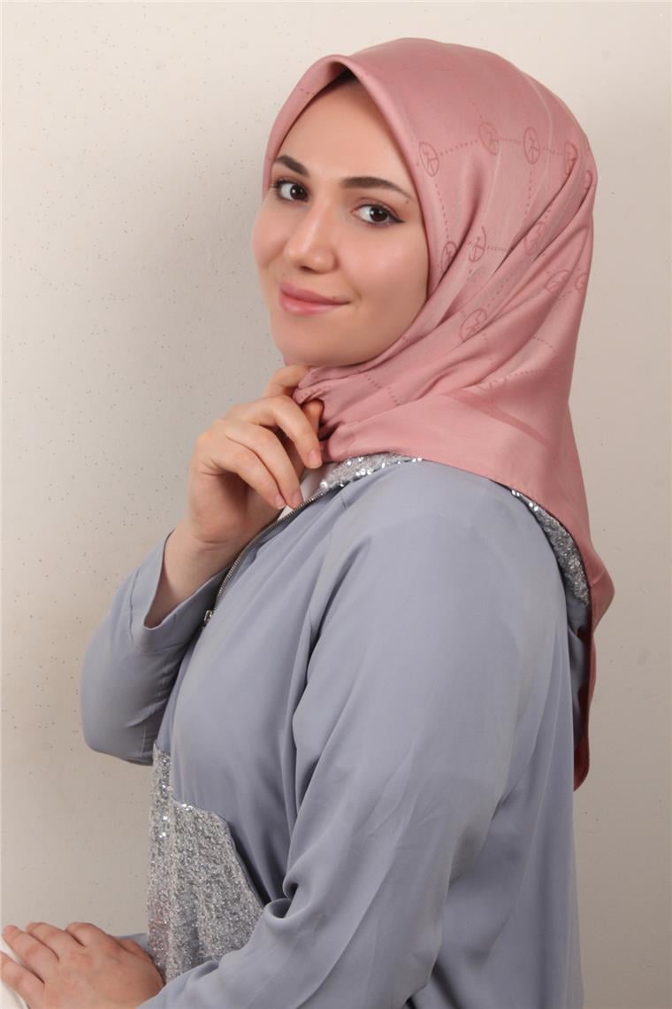 Modakaşmir İpeksi Jakar Eşarp 5357-21 Pudra