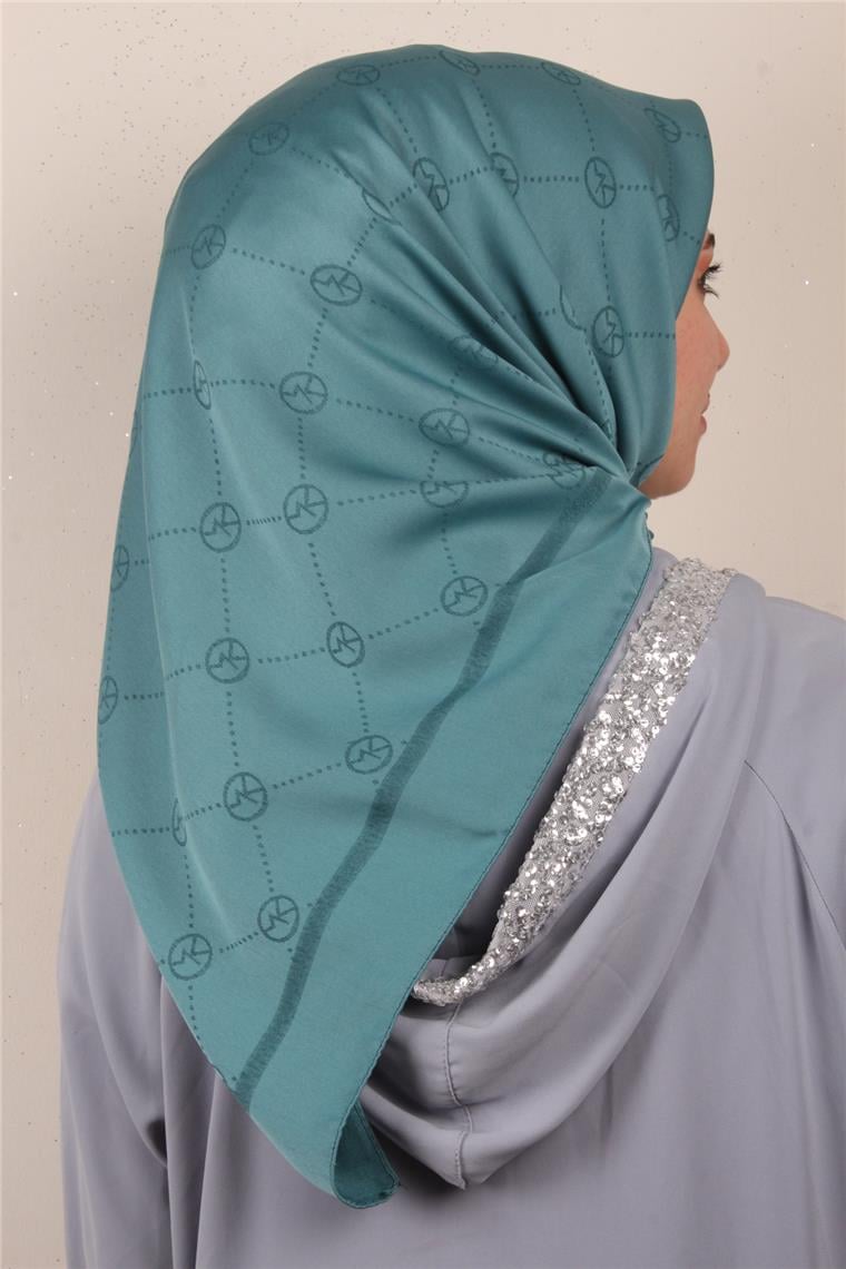 Modakaşmir İpeksi Jakar Eşarp 5357-8 Turkuaz
