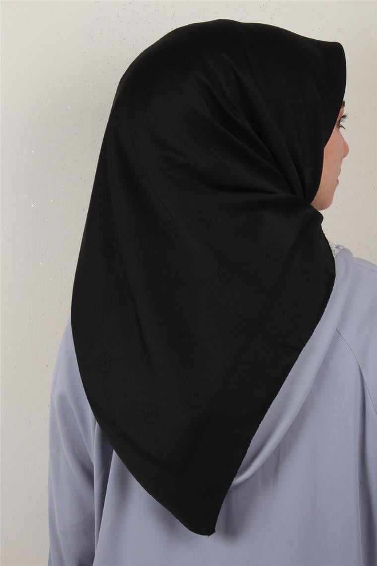 Modakaşmir İpeksi Jakar Eşarp 5357-9 Siyah