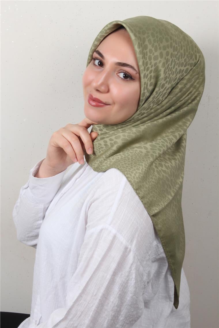 Modakaşmir İpeksi Jakar Eşarp Yeşil