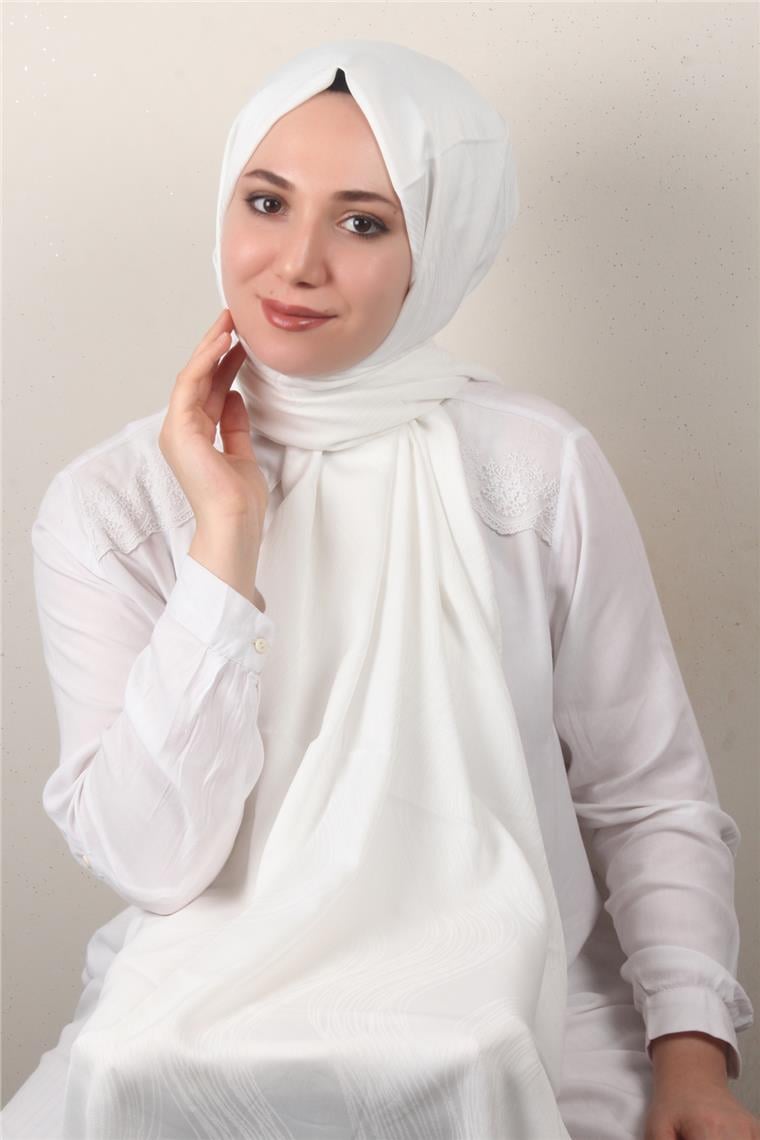 Modakaşmir Jakar Serisi 2761-5 Beyaz