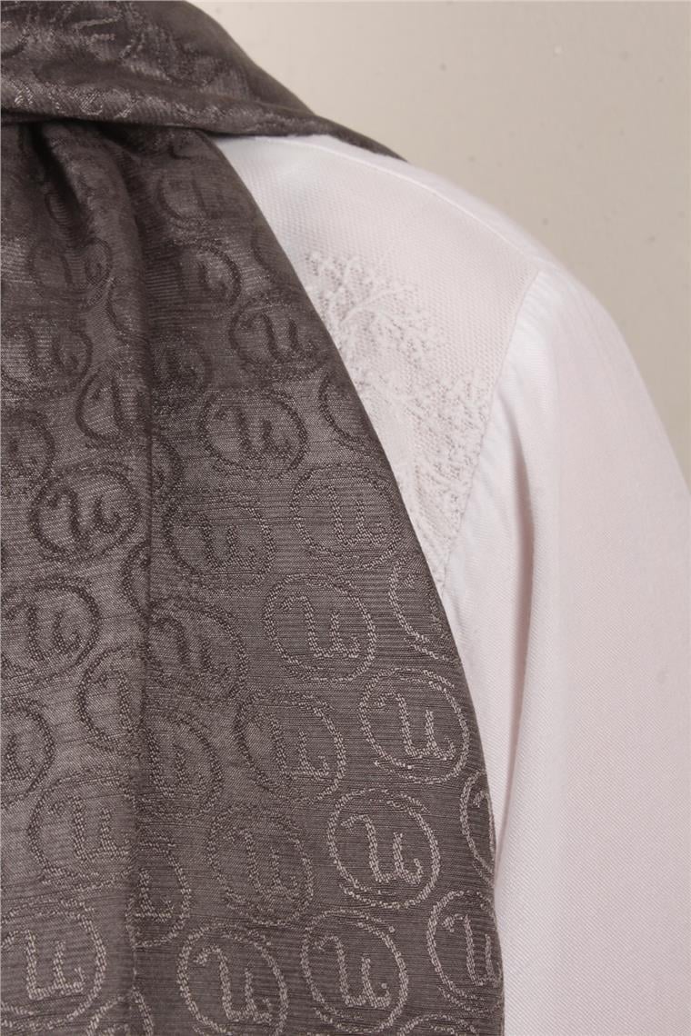 Monogram Şal 145-46 Antrasit