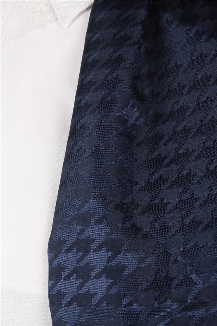 Monogram Şal 149-24 Lacivert