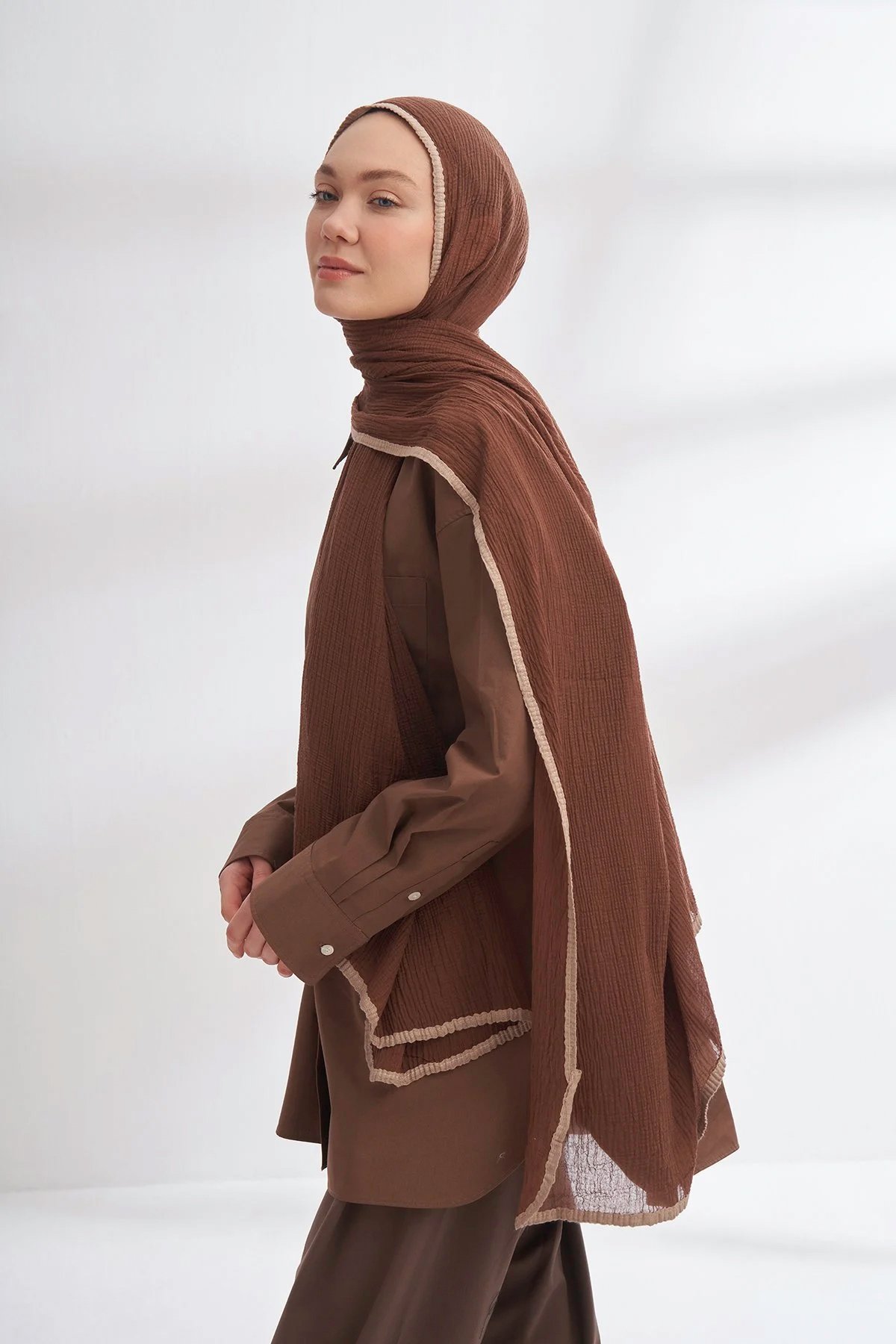 Müslin Biyeli Şal 3352-136