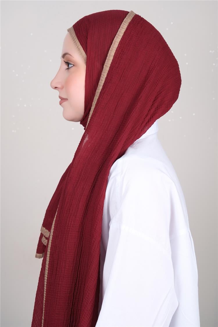 Müslin Biyeli Şal 3552-100