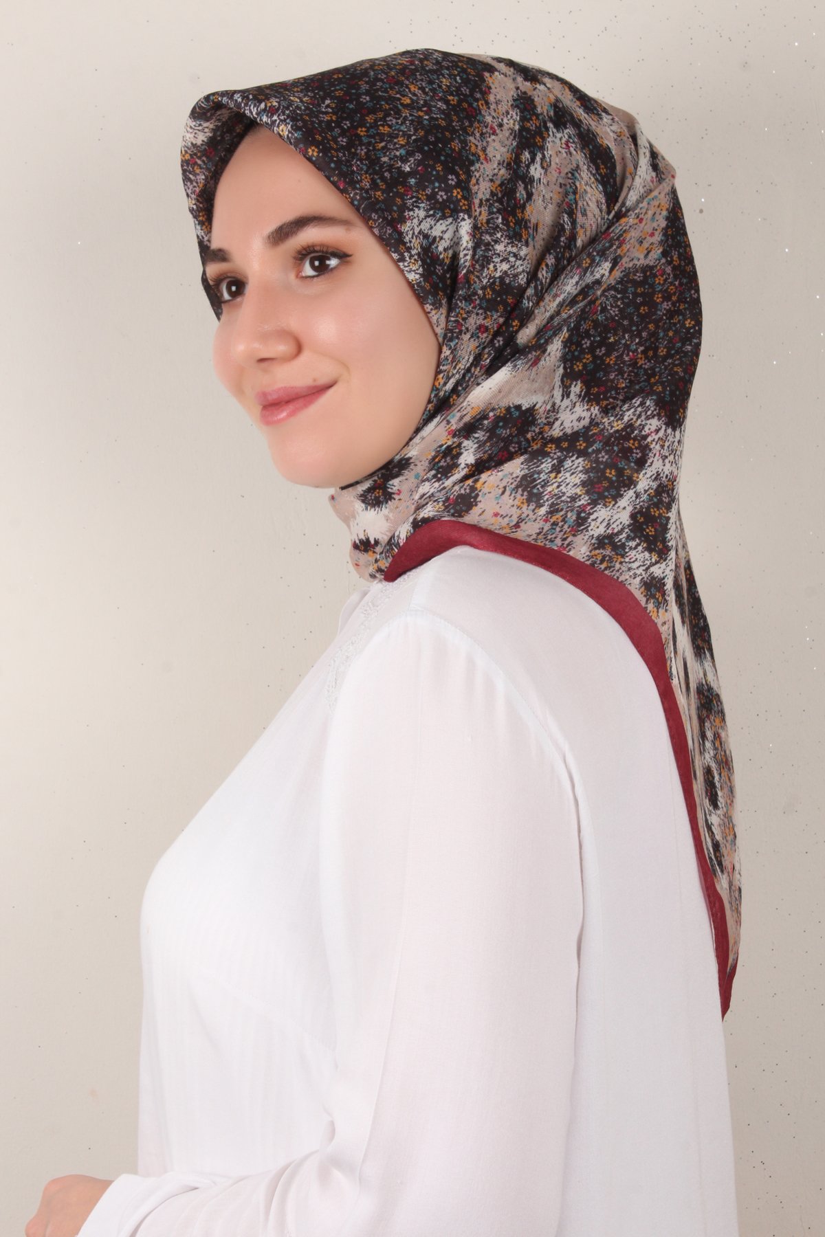 Nirvana Soft Eşarp 3344-3 Bordo