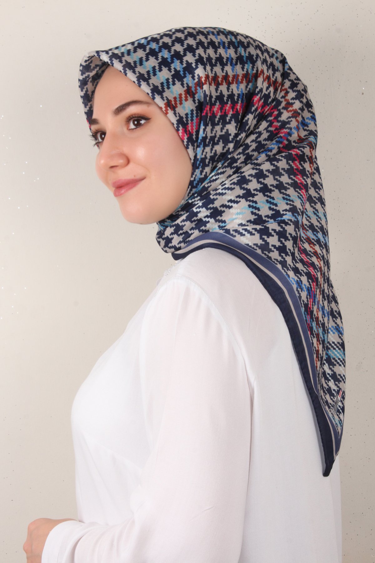 Nirvana Soft Eşarp 3345-8 Lacivert