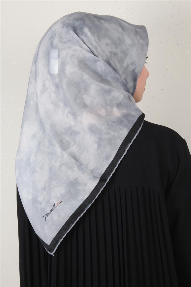 Nirvana Soft Eşarp 8087-1 Gümüş