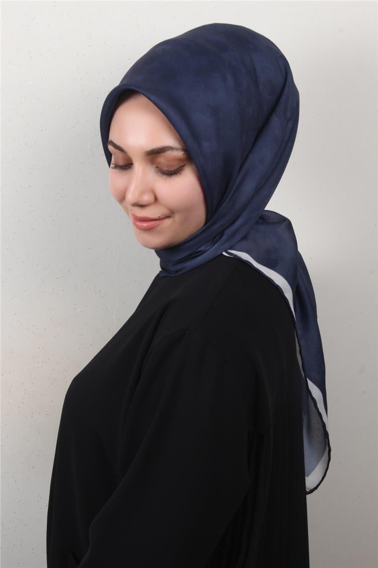 Nirvana Soft Eşarp 8087-16 Lacivert