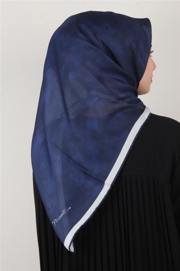 Nirvana Soft Eşarp 8087-21 Parlament Mavi