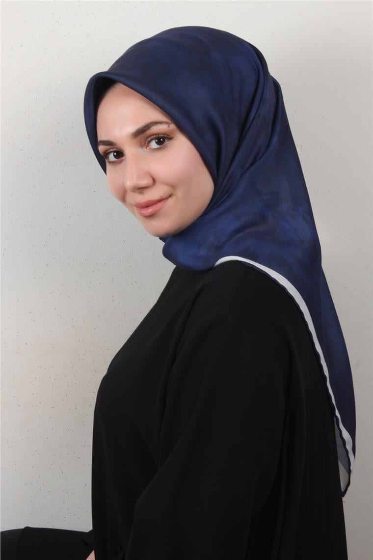 Nirvana Soft Eşarp 8087-21 Parlament Mavi