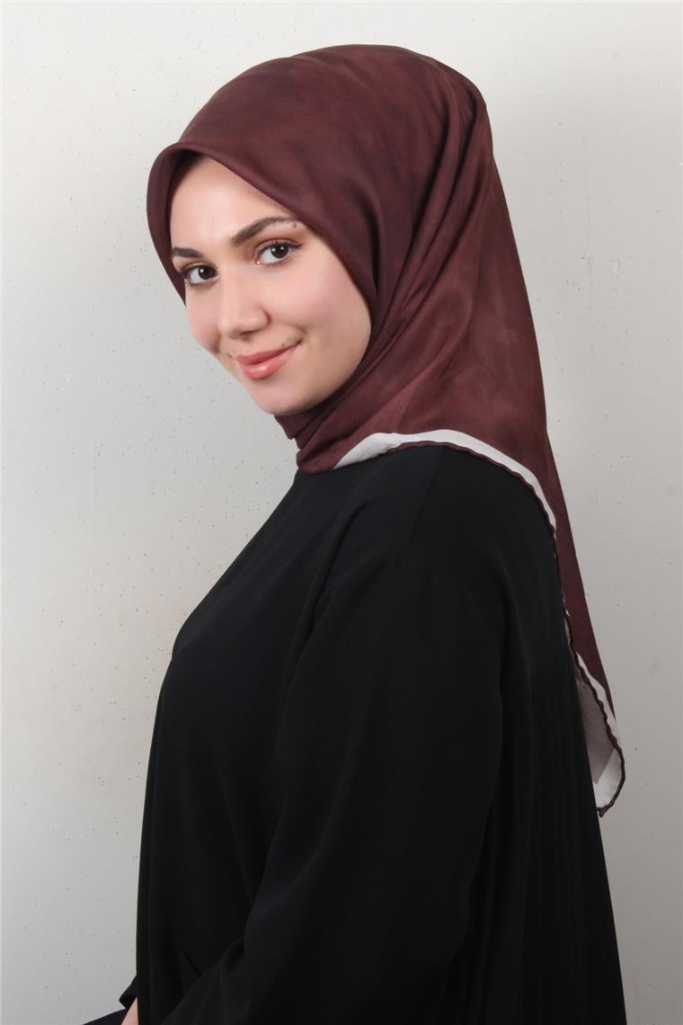 Nirvana Soft Eşarp 8087-4 Kahverengi