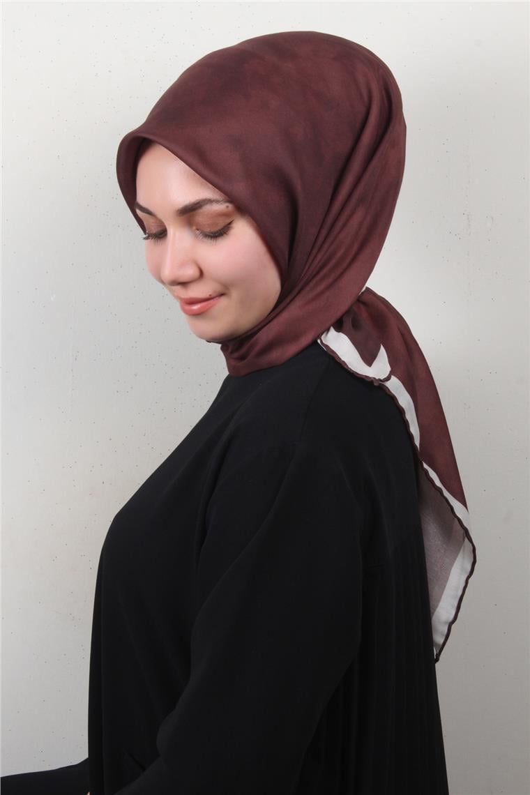 Nirvana Soft Eşarp 8087-4 Kahverengi