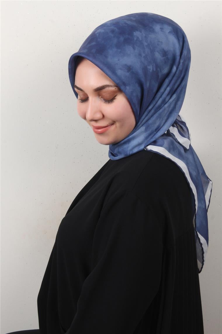 Nirvana Soft Eşarp 8087-7 İndigo