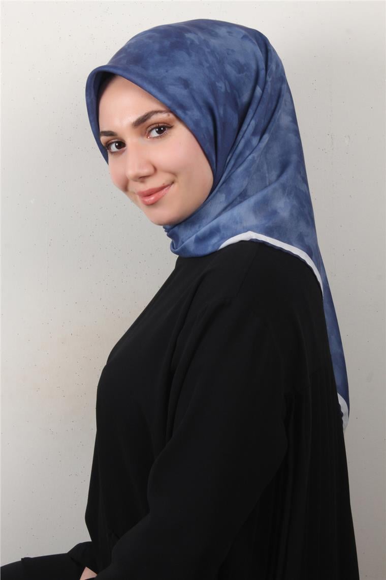 Nirvana Soft Eşarp 8087-7 İndigo