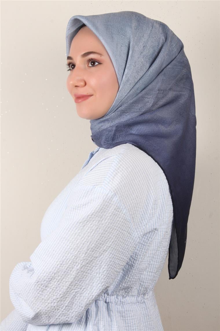 Nirvana Soft Eşarp 8091-2 Lacivert