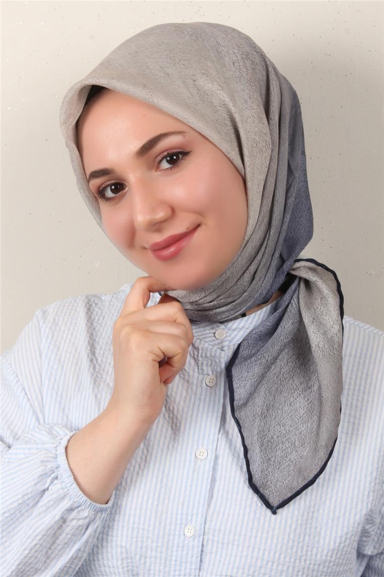 Nirvana Soft Eşarp 8091-8 Lacivert