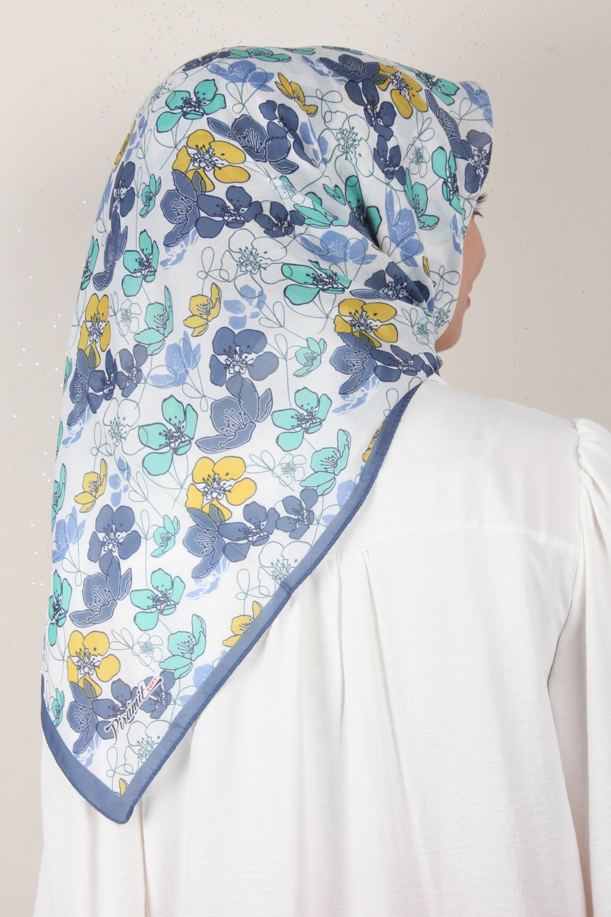 Nirvana Soft Eşarp 8093-1 İndigo