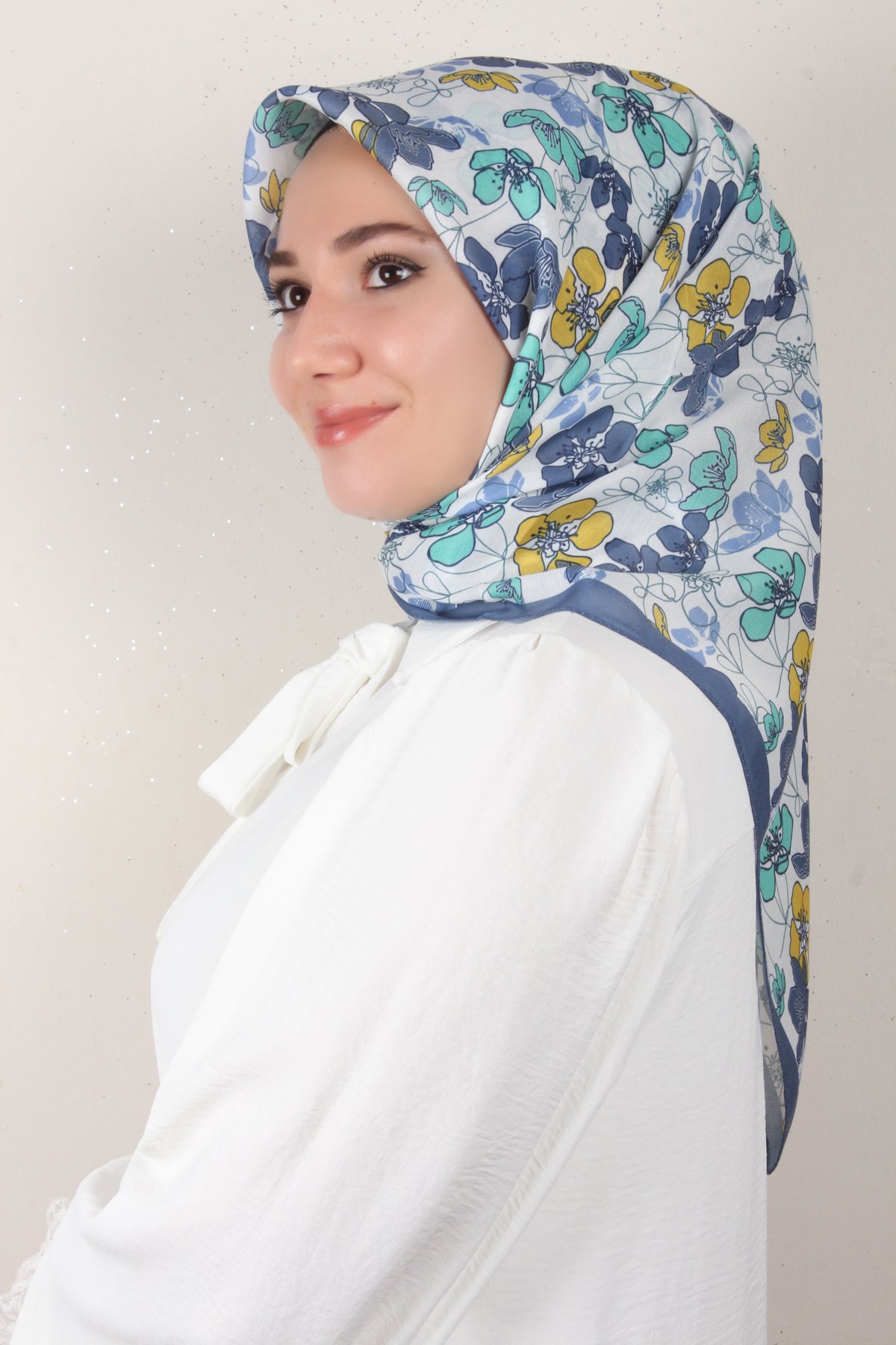 Nirvana Soft Eşarp 8093-1 İndigo