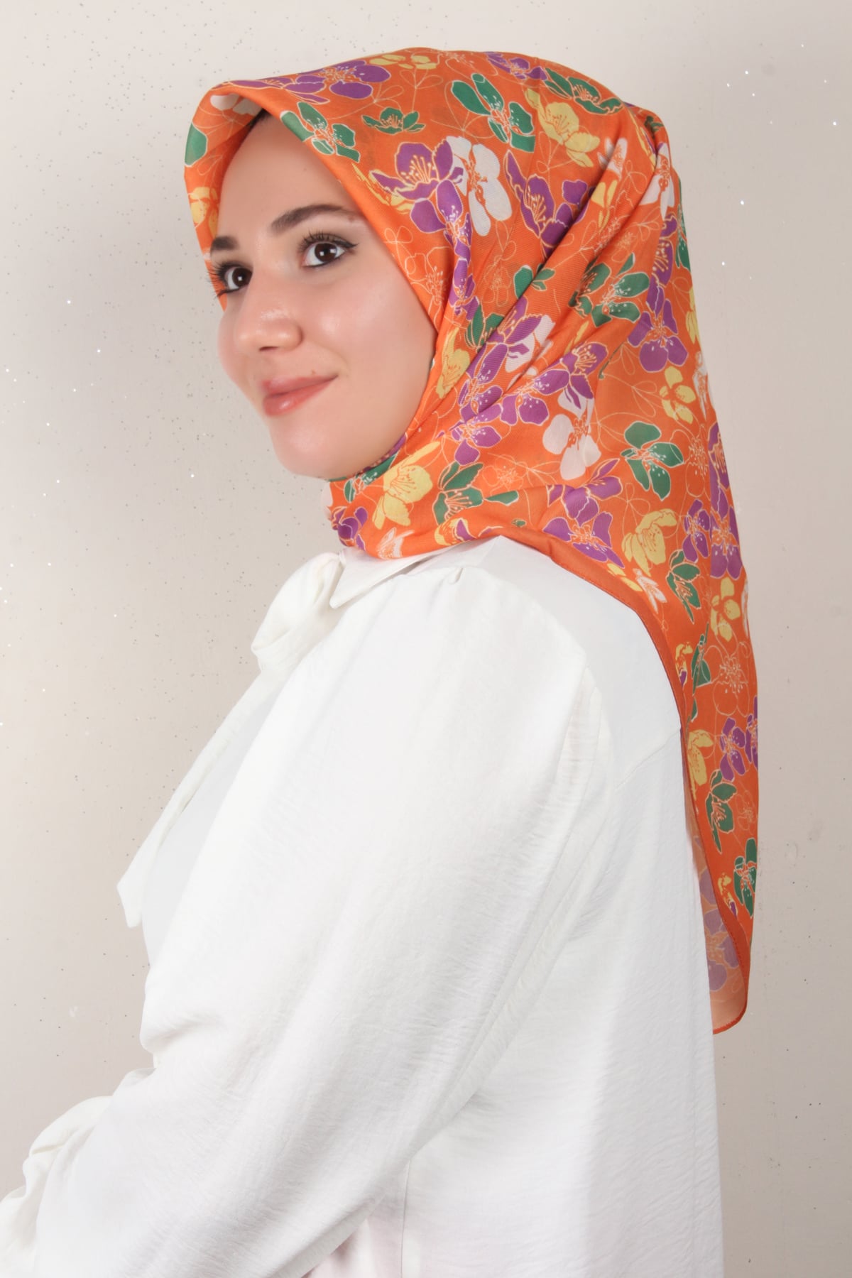 Nirvana Soft Eşarp 8093-11 Turuncu