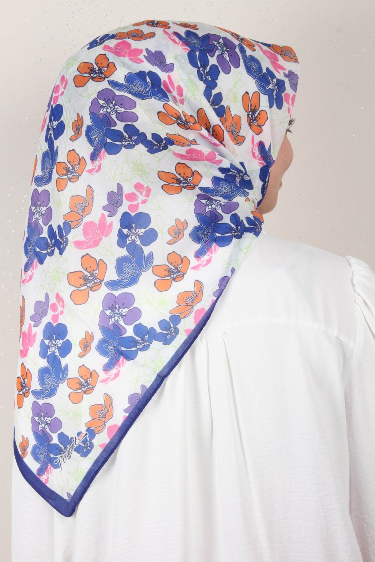 Nirvana Soft Eşarp 8093-13 Mavi