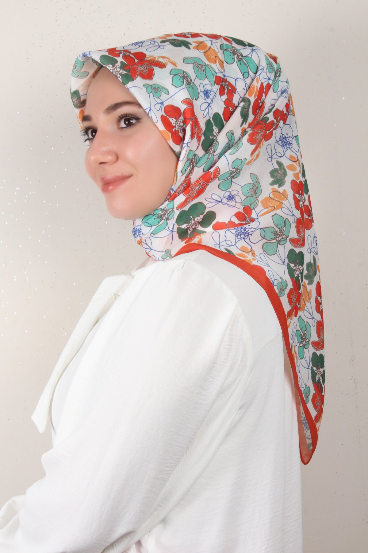 Nirvana Soft Eşarp 8093-5 Turuncu